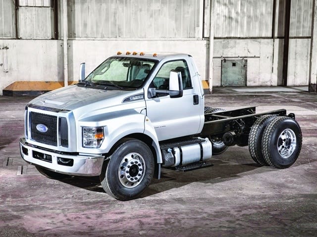 Photo of Ford F-650 Chassis Cab in a rugged room