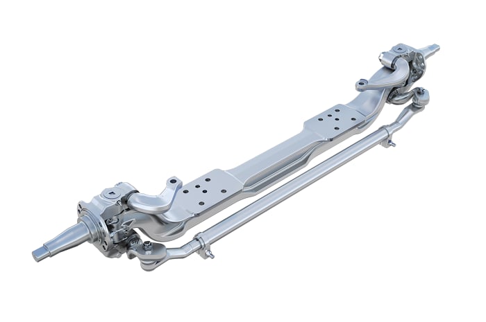 Meritor Adds Deep Drop-Axle Option to MFS Front Axle Series