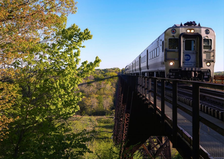 A Metro-North Railroad train