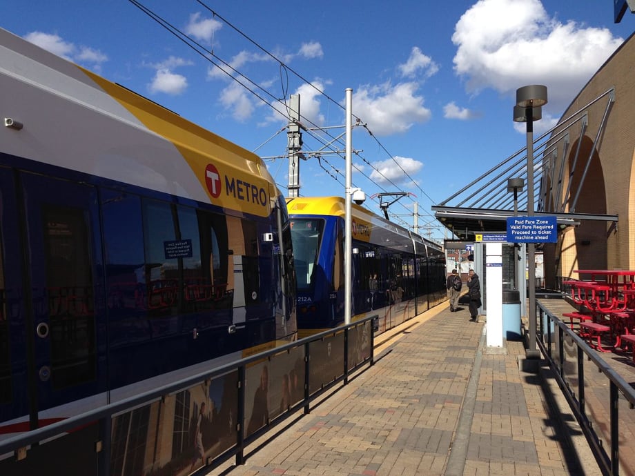 Minneapolis Metro Transit rebranding football stadium station
