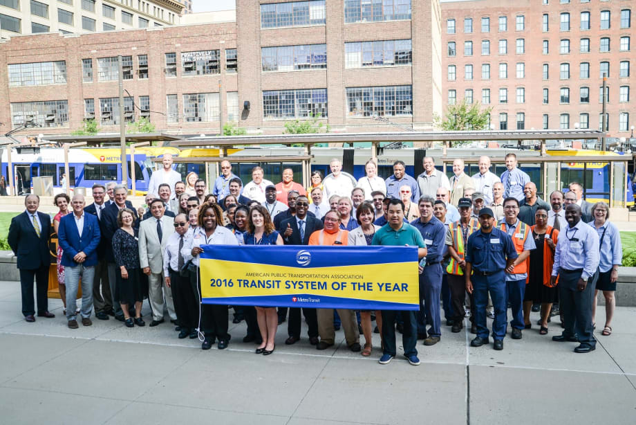 Minn. Metro Transit honored as 2016 'System of the Year'