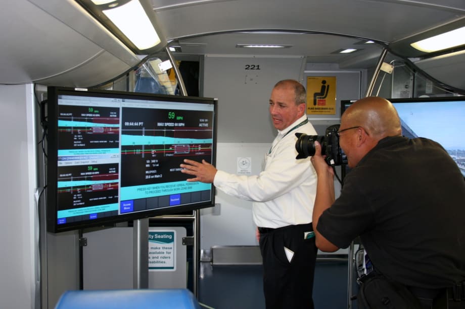 Metrolink demos new PTC system