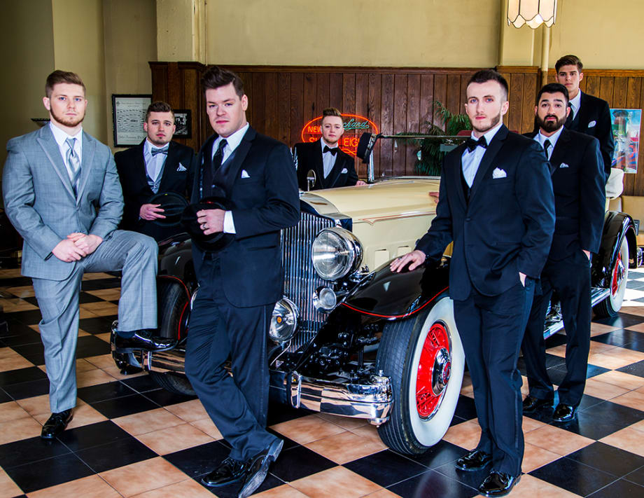 Retro Men's Shoot from Michael's Salon & Day Spa