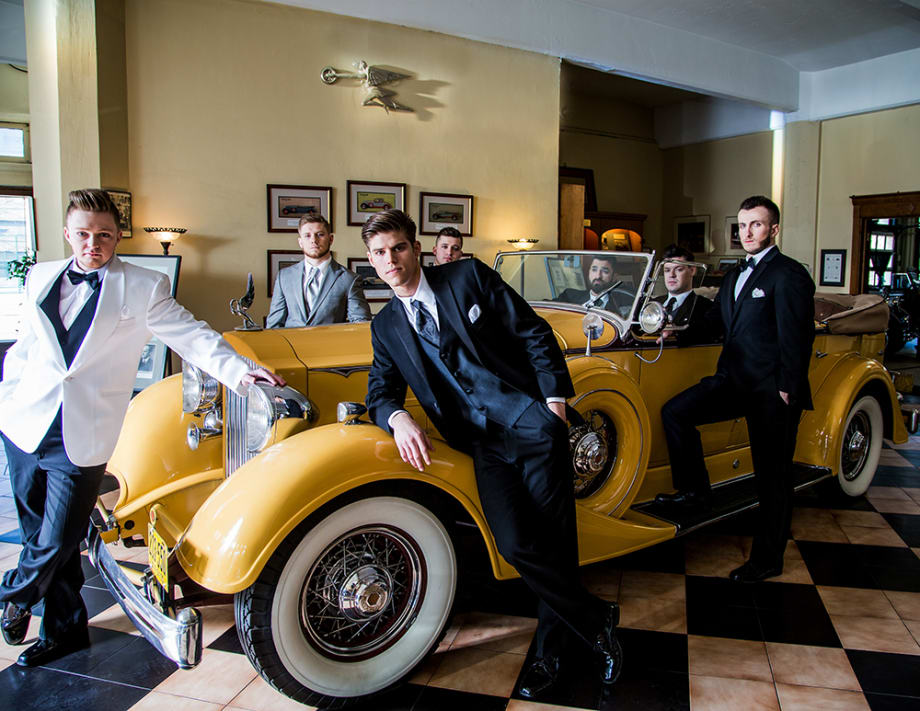 Retro Men's Shoot from Michael's Salon & Day Spa