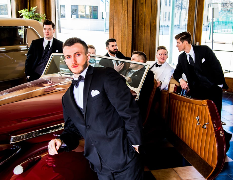 Retro Men's Shoot from Michael's Salon & Day Spa