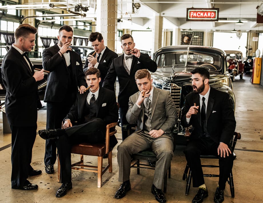 Retro Men's Shoot from Michael's Salon & Day Spa