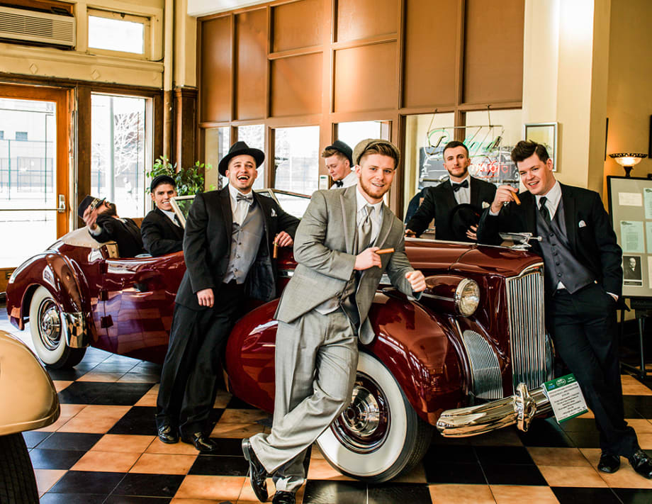Retro Men's Shoot from Michael's Salon & Day Spa