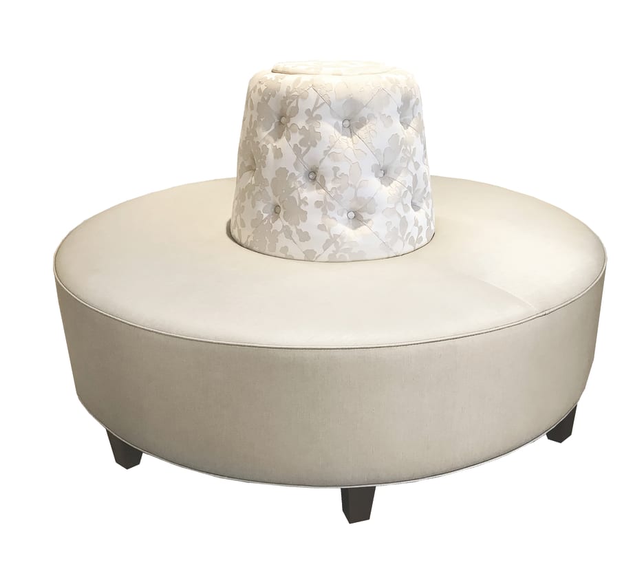 The Round Banquette Seating from Michele Pelafas