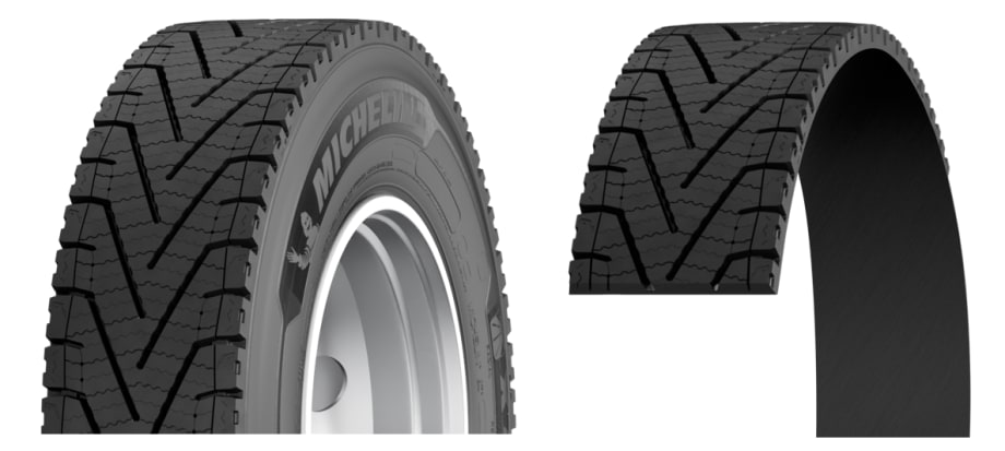 Michelin X Line Grip D tires.