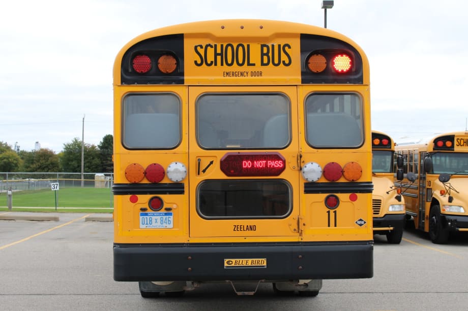 Michigan districts test LED system designed to reduce illegal passing
