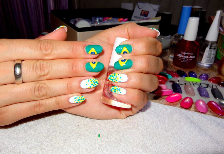 World Cup 2014 Nail Art