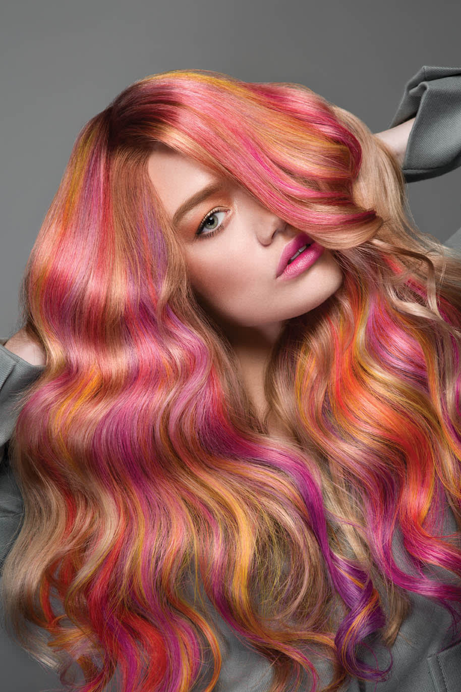 Rainbow Blends Collection Uses Pravana Vivids