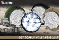 LED Headlamp for Heavy Duty Markets