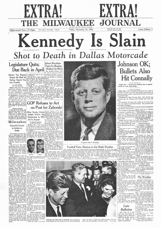Sad Work: Delivering the News of JFK’s Assassination 
