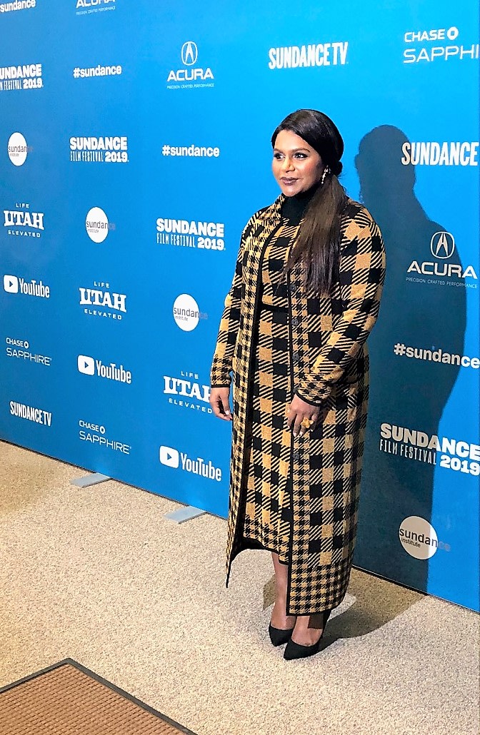 Sundance Film Festival 2019: Mindy Kaling by Brian Fisher Using Oribe