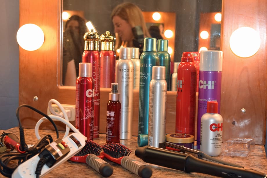 Backstage at Miss USA Preliminaries with CHI