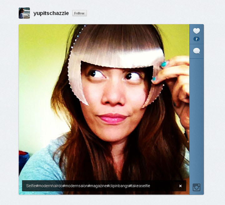 MODERN and Hairdo Want to See How YOU Look with a Fringe
