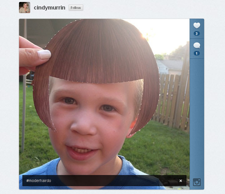 MODERN and Hairdo Want to See How YOU Look with a Fringe