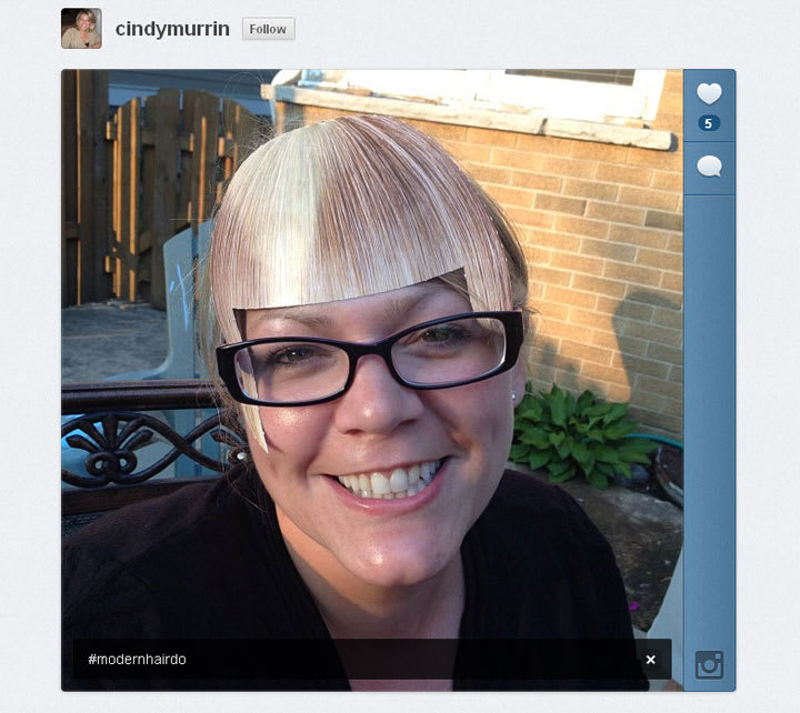 MODERN and Hairdo Want to See How YOU Look with a Fringe