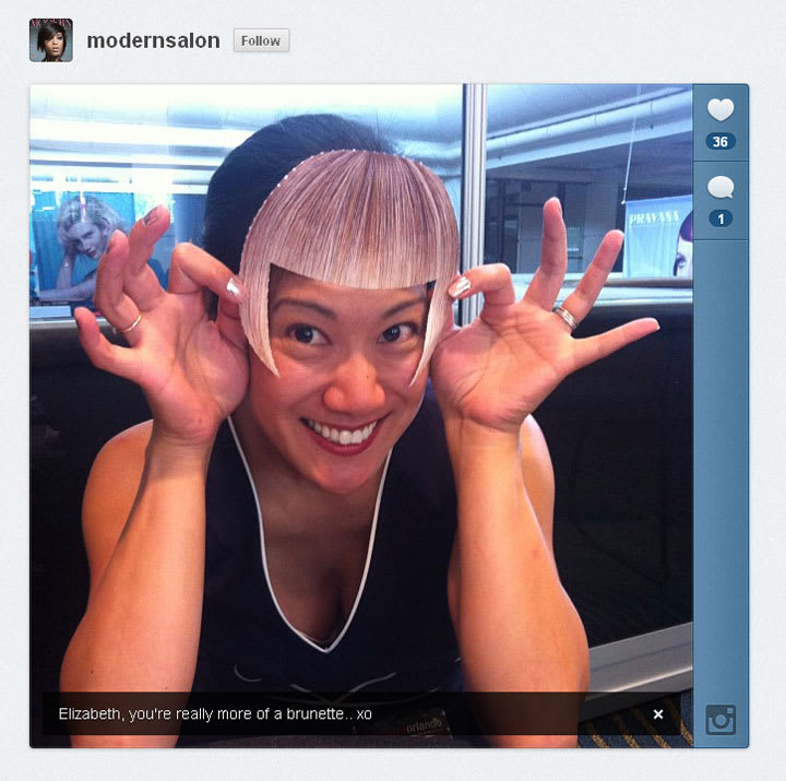 MODERN and Hairdo Want to See How YOU Look with a Fringe