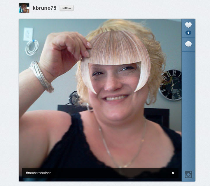 MODERN and Hairdo Want to See How YOU Look with a Fringe