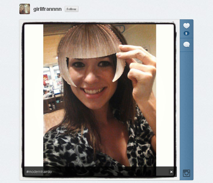MODERN and Hairdo Want to See How YOU Look with a Fringe