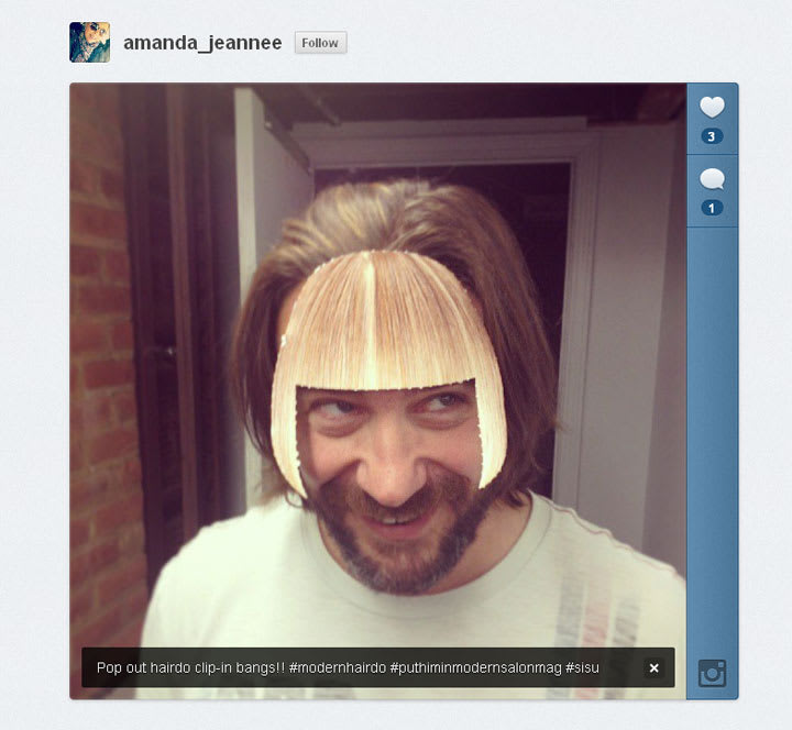 MODERN and Hairdo Want to See How YOU Look with a Fringe