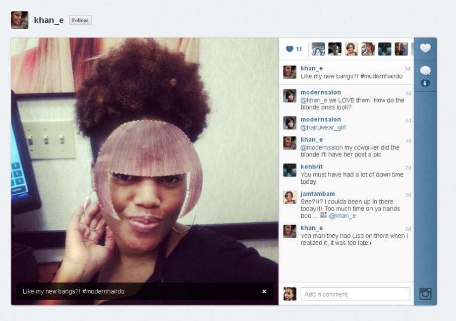 MODERN and Hairdo Want to See How YOU Look with a Fringe