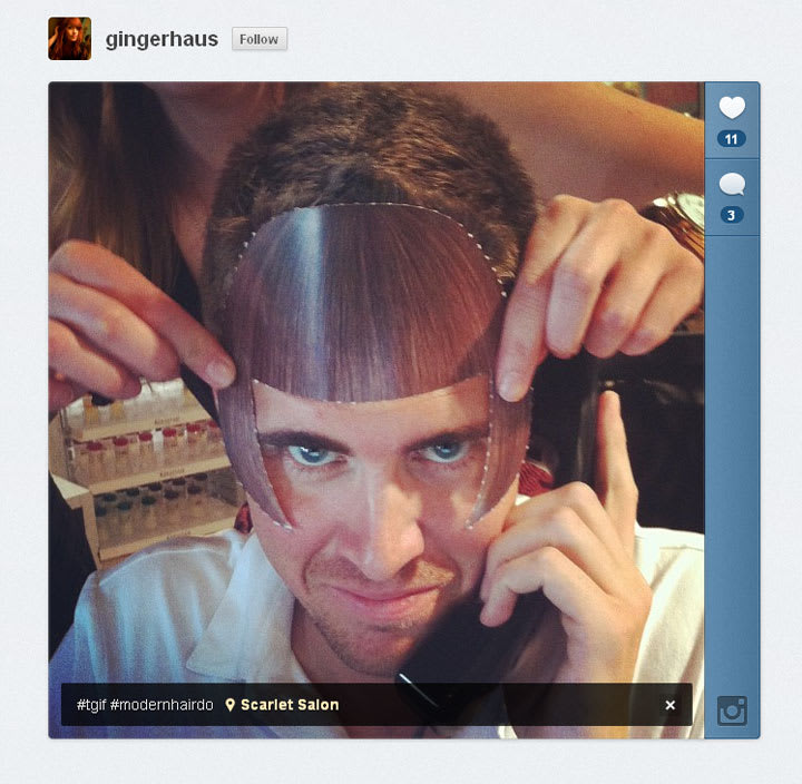 MODERN and Hairdo Want to See How YOU Look with a Fringe