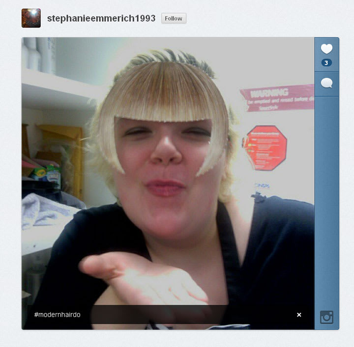 MODERN and Hairdo Want to See How YOU Look with a Fringe