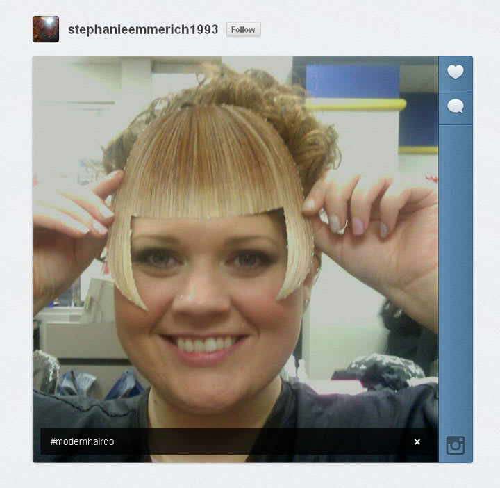 MODERN and Hairdo Want to See How YOU Look with a Fringe