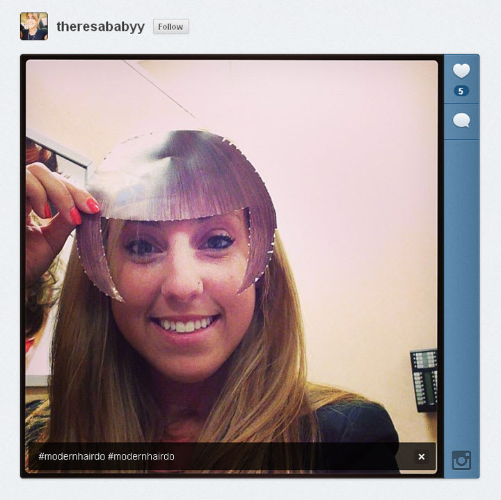 MODERN and Hairdo Want to See How YOU Look with a Fringe