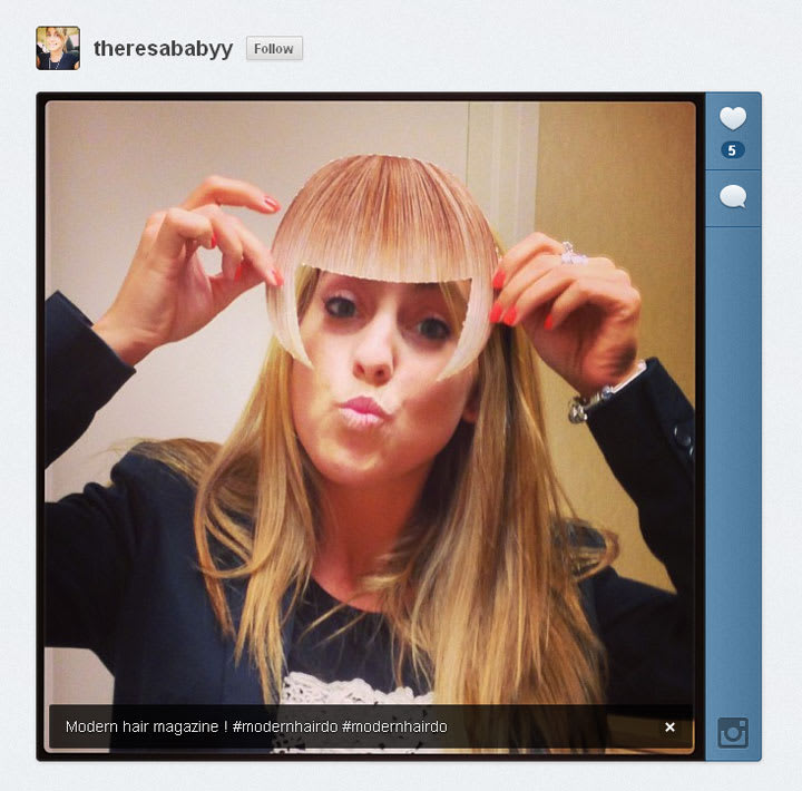 MODERN and Hairdo Want to See How YOU Look with a Fringe