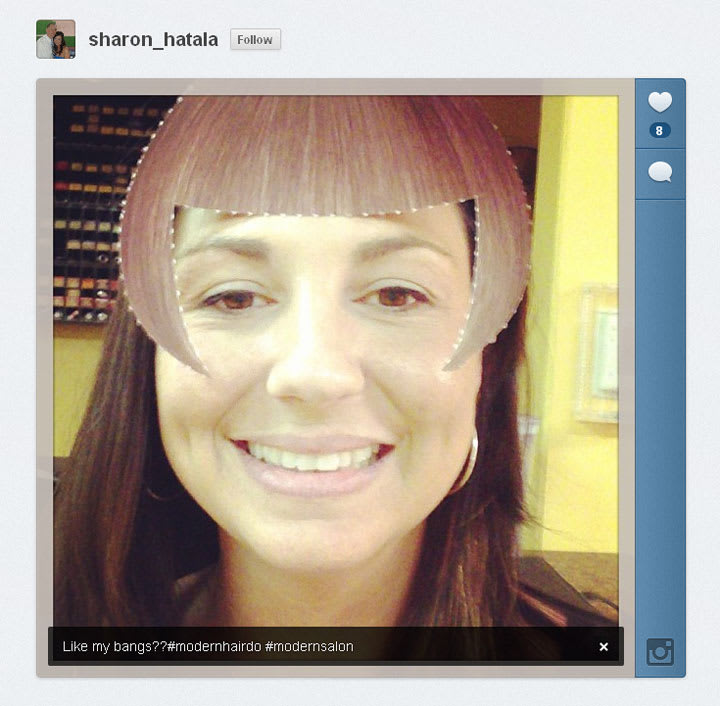 MODERN and Hairdo Want to See How YOU Look with a Fringe