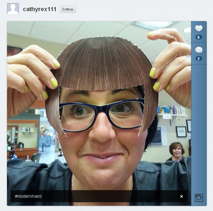MODERN and Hairdo Want to See How YOU Look with a Fringe