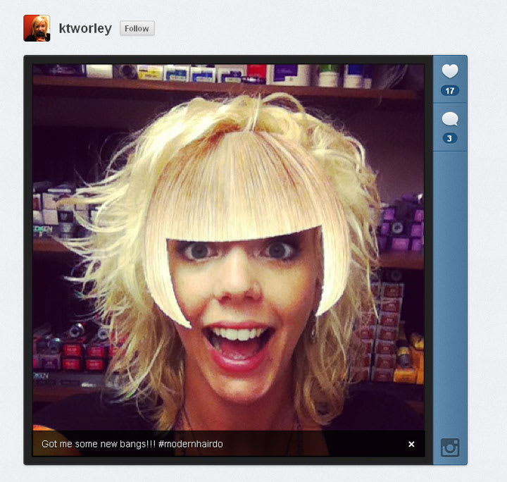 MODERN and Hairdo Want to See How YOU Look with a Fringe