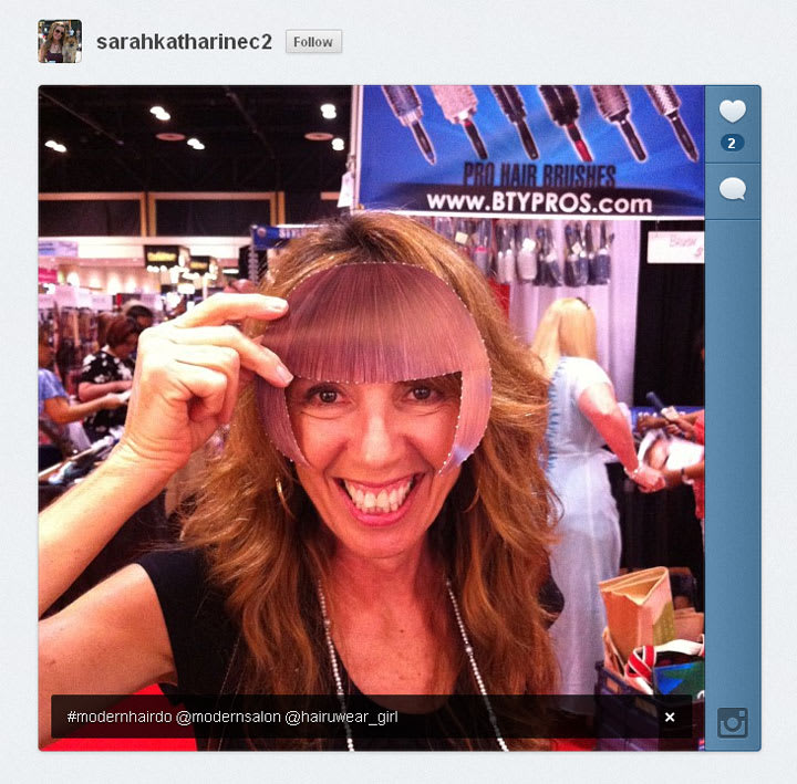 MODERN and Hairdo Want to See How YOU Look with a Fringe