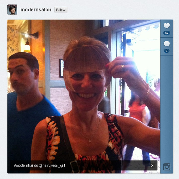 MODERN and Hairdo Want to See How YOU Look with a Fringe