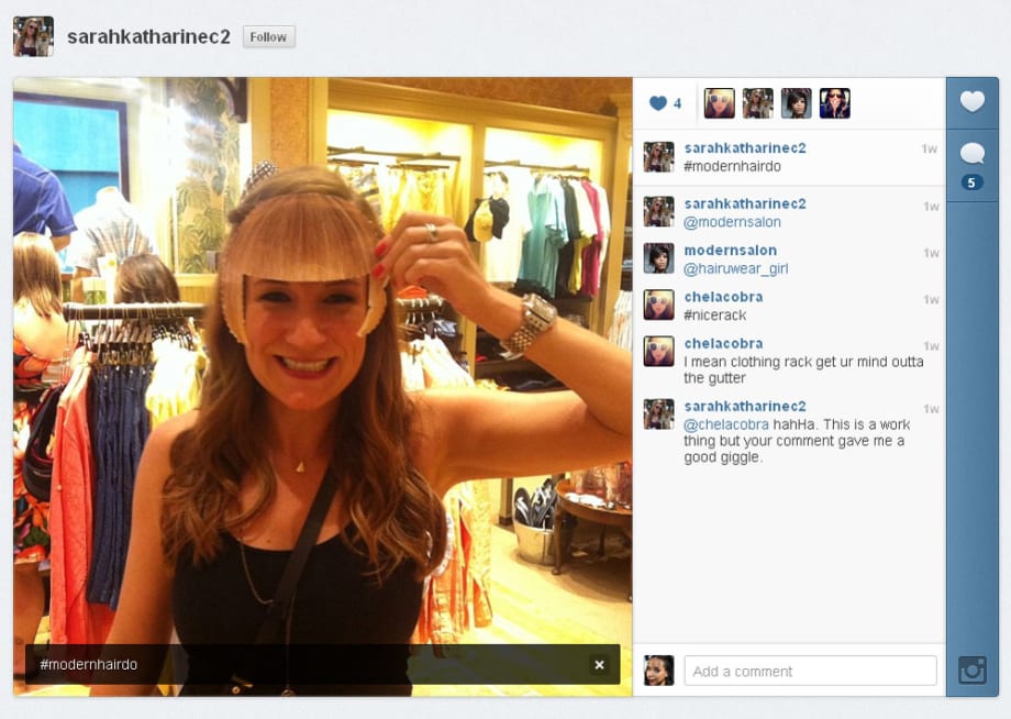 MODERN and Hairdo Want to See How YOU Look with a Fringe