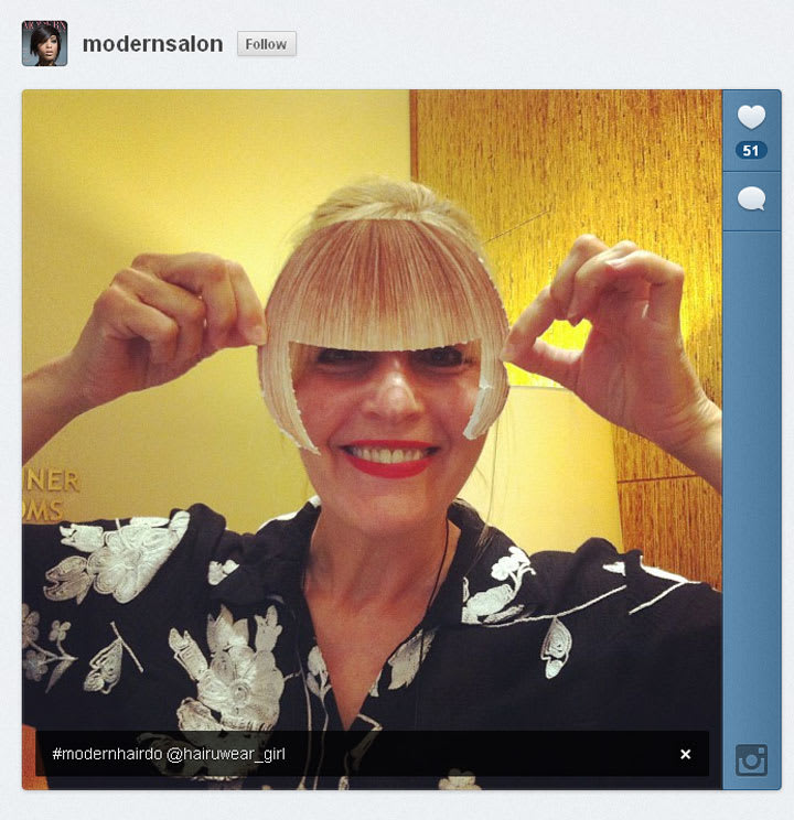 MODERN and Hairdo Want to See How YOU Look with a Fringe