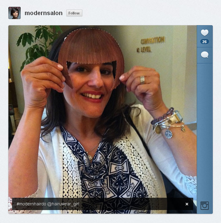 MODERN and Hairdo Want to See How YOU Look with a Fringe