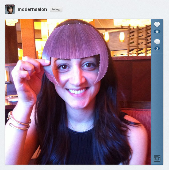 MODERN and Hairdo Want to See How YOU Look with a Fringe