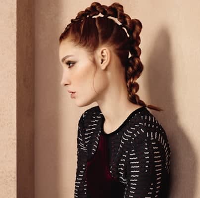 HOW-TO: Twisted Mohawk Using Ponytails