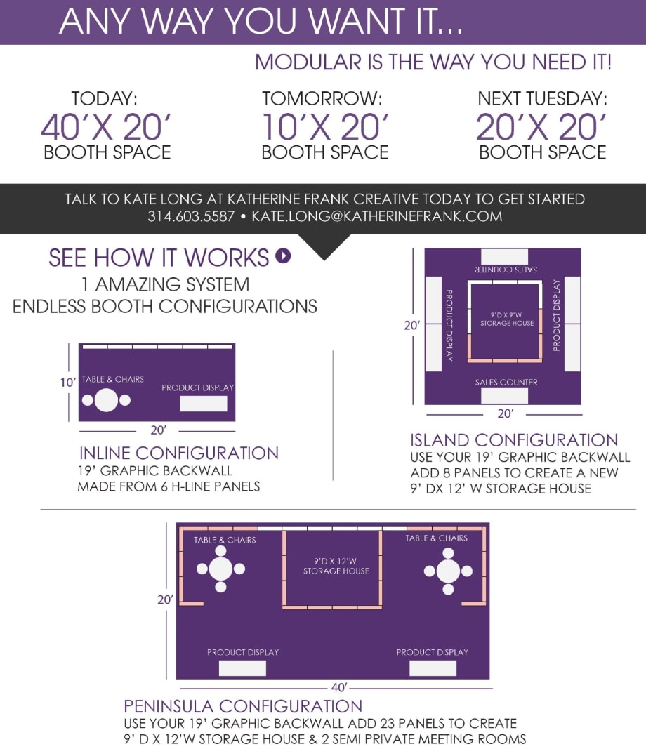 Three Benefits of Modular Tradeshow Displays