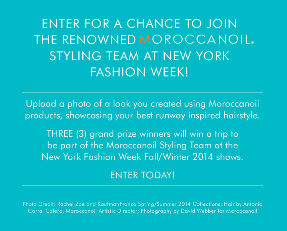 ENTER: Moroccanoil "Road to the Runway"