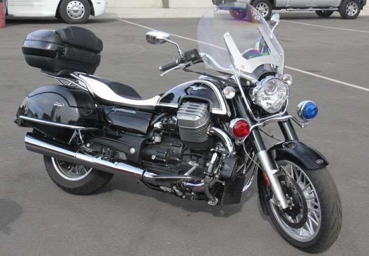 Police Moto Guzzi Motorcycles Arrive In U.S.
