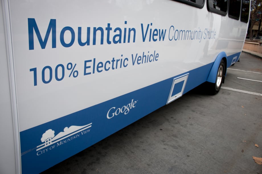 EV Shuttle Buses Deployed in Mountain View, Calif.