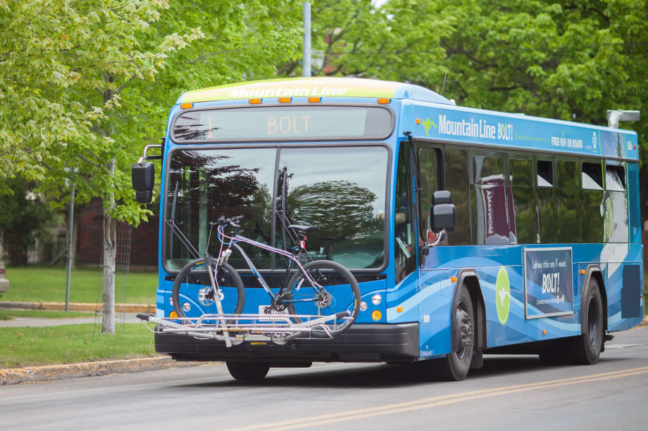 A Mountain Line bus