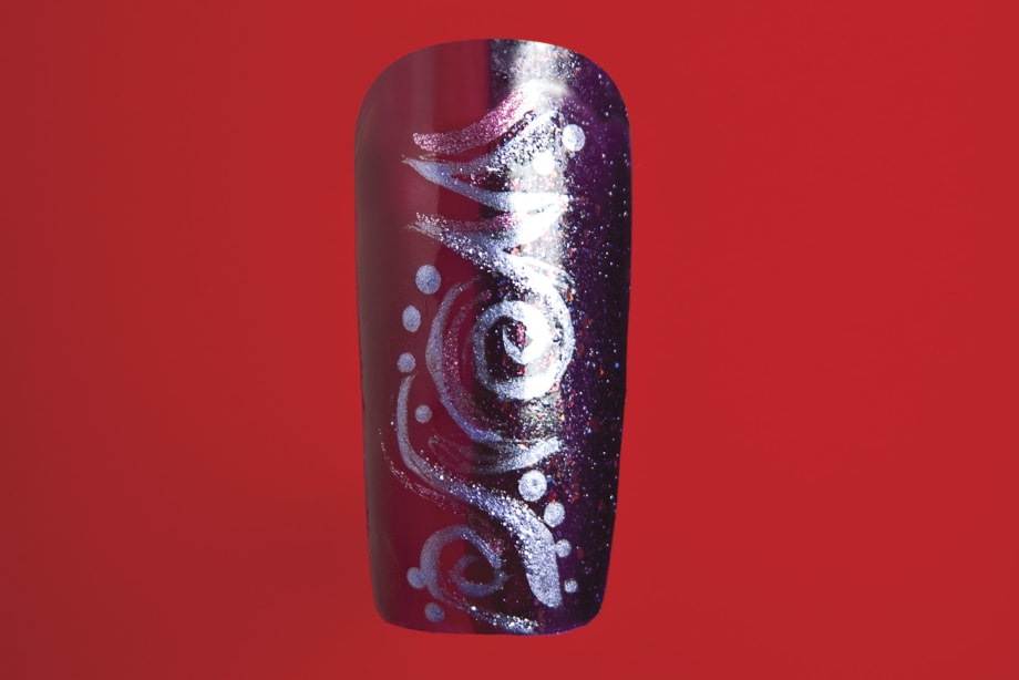 Holiday Red-dy Nail Art