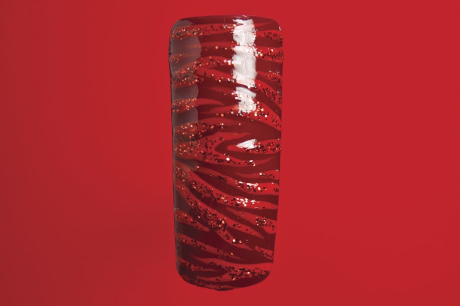 Holiday Red-dy Nail Art